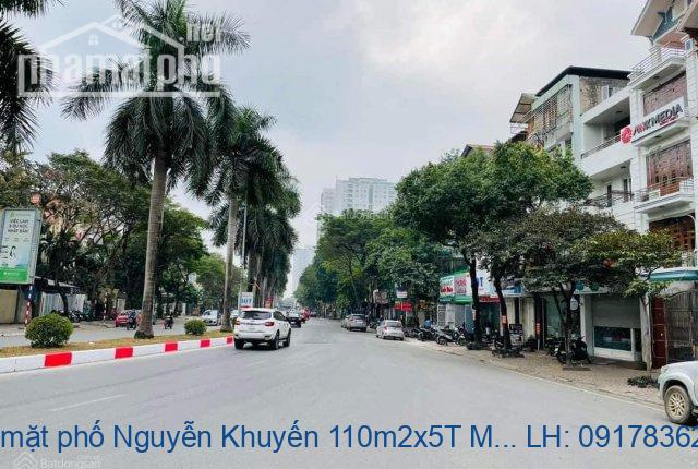 Bán nhà mặt phố Nguyễn Khuyến 110m2x5T MT:4,7m giá rẻ